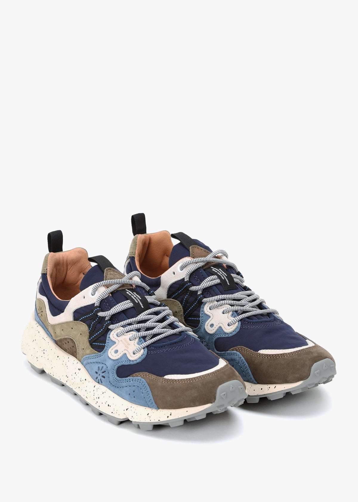 Men’s Yamano 3 Uni Blue Suede & Nylon Trainers