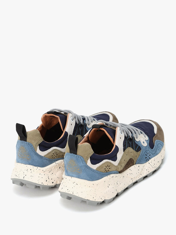 Men’s Yamano 3 Uni Blue Suede & Nylon Trainers