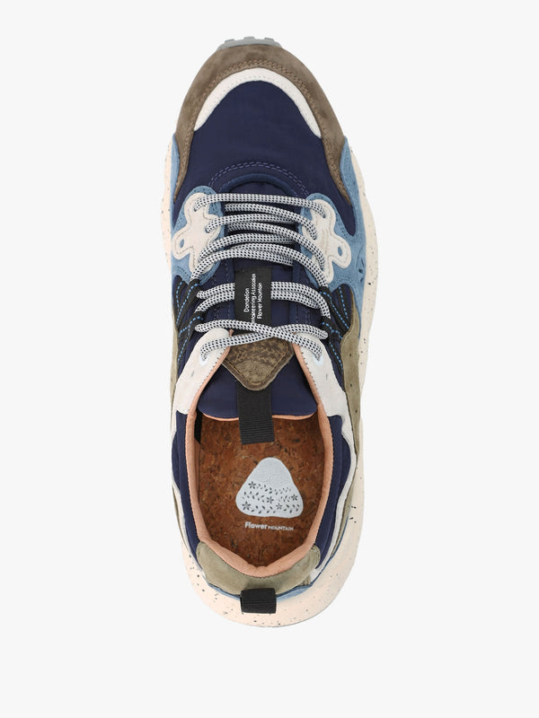 Men’s Yamano 3 Uni Blue Suede & Nylon Trainers