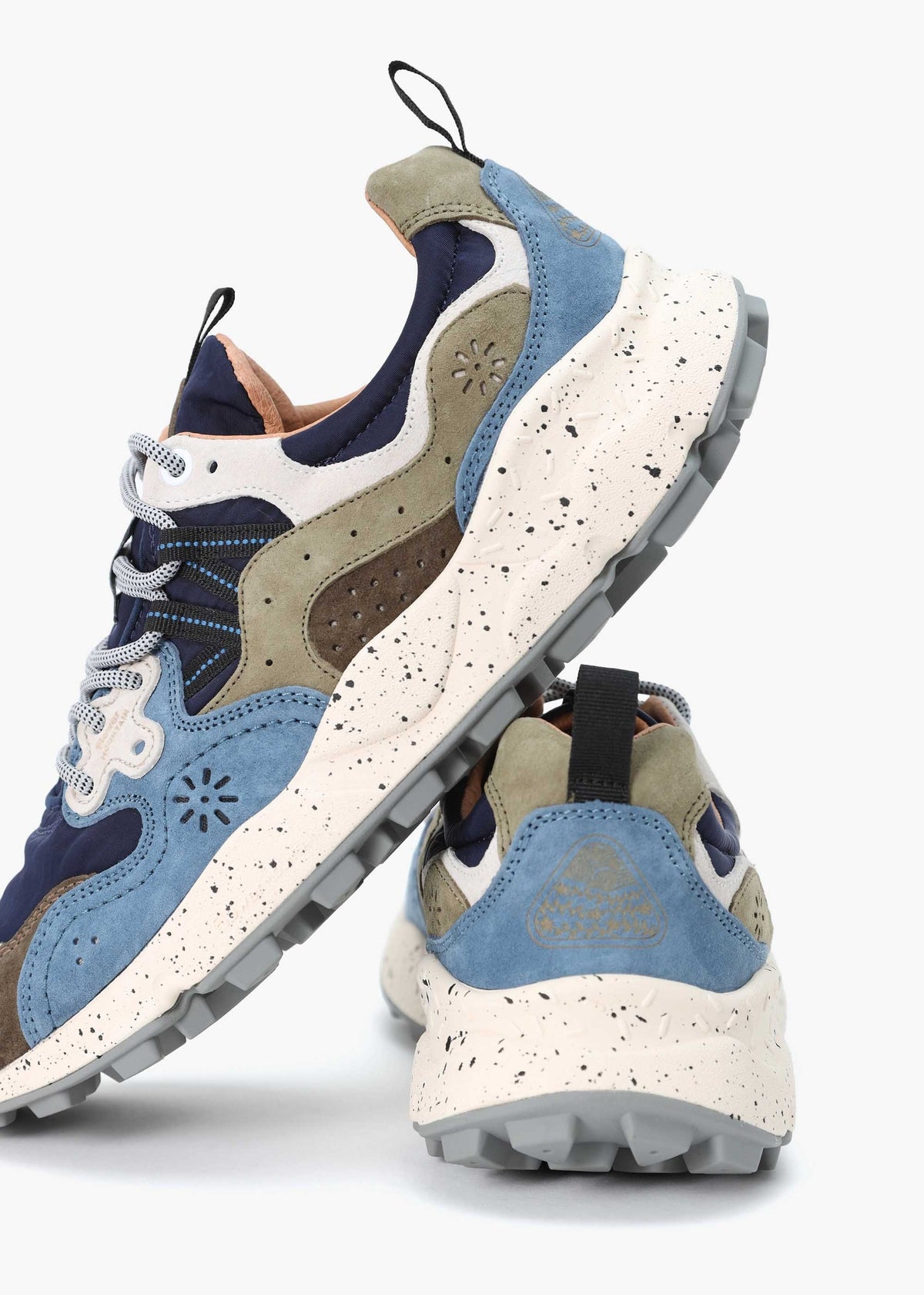 Men’s Yamano 3 Uni Blue Suede & Nylon Trainers