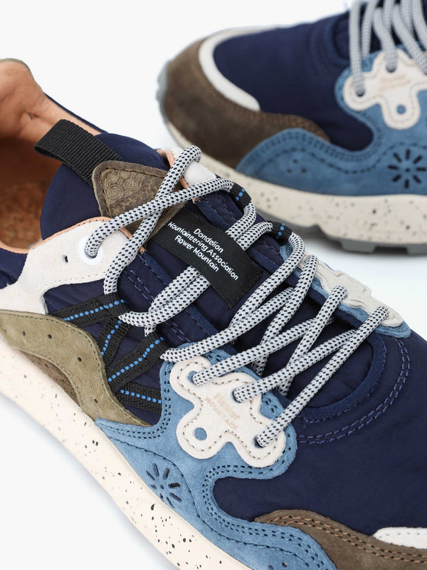 Men’s Yamano 3 Uni Blue Suede & Nylon Trainers