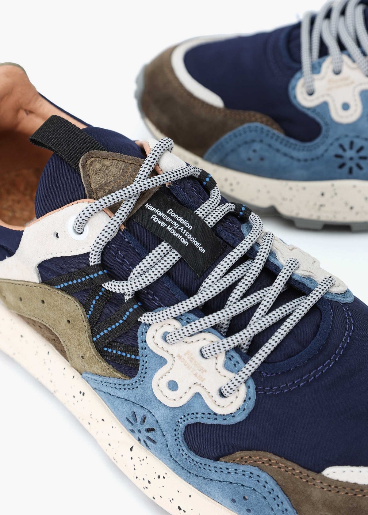 Men’s Yamano 3 Uni Blue Suede & Nylon Trainers