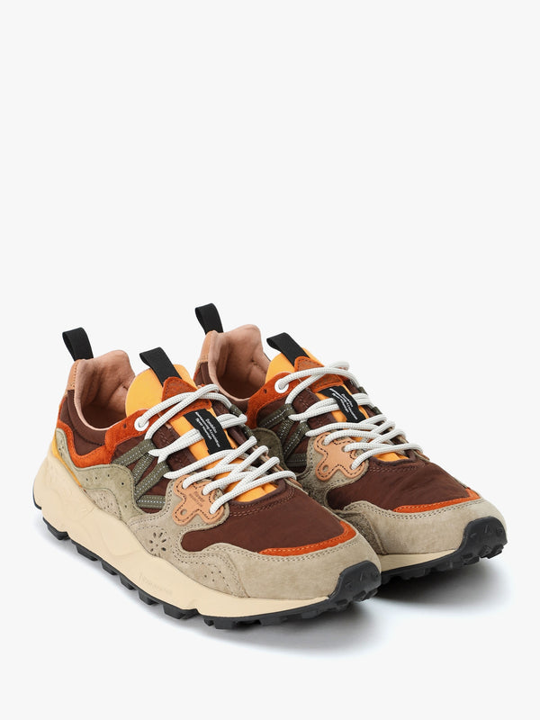 Men’s Yamano 3 Uni Beige Brown Suede & Nylon Trainers