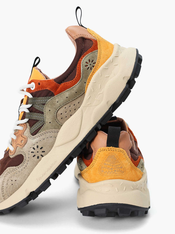 Men’s Yamano 3 Uni Beige Brown Suede & Nylon Trainers