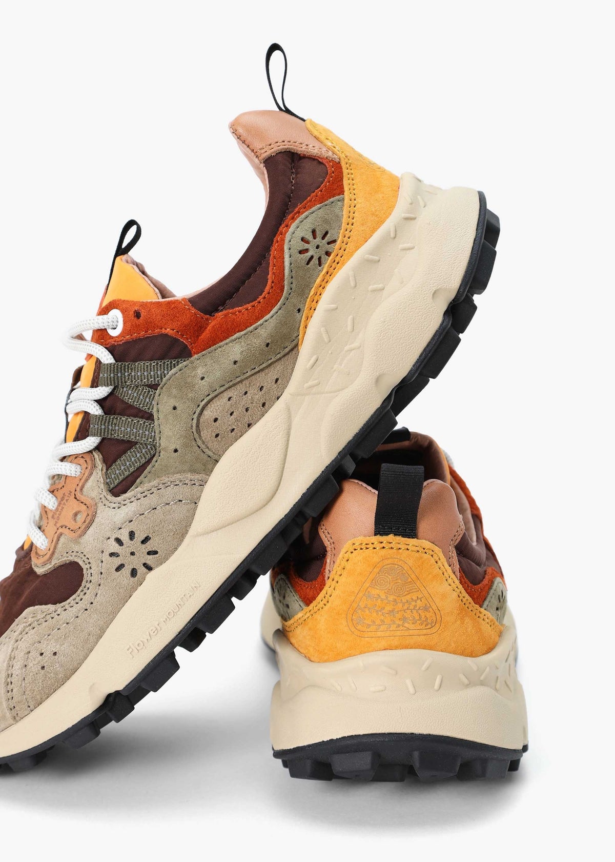 Men’s Yamano 3 Uni Beige Brown Suede & Nylon Trainers