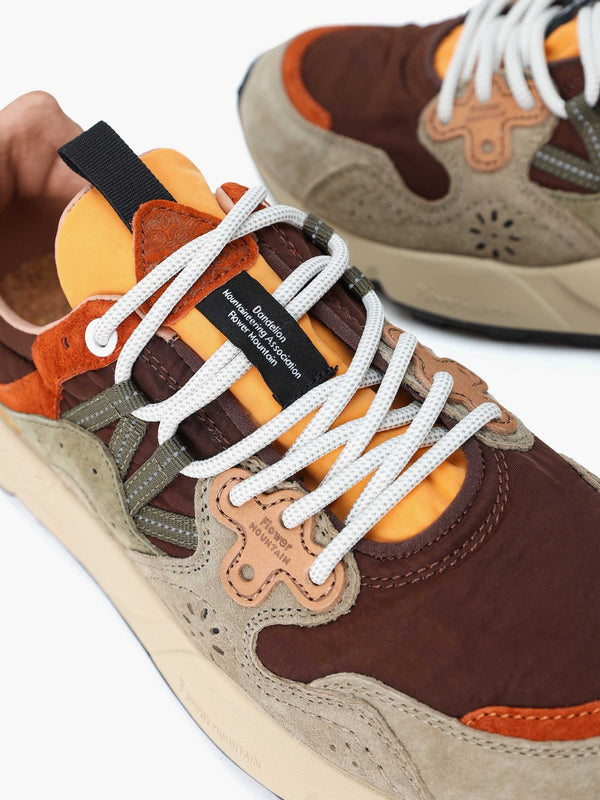 Men’s Yamano 3 Uni Beige Brown Suede & Nylon Trainers