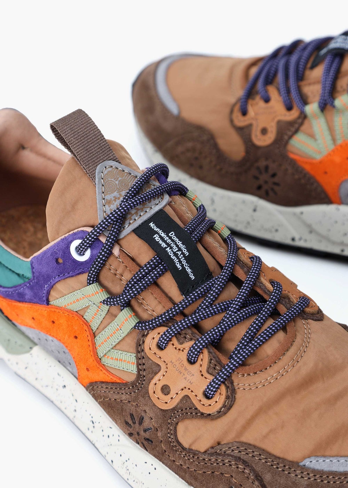 Men’s Yamano 3 Uni Beige Multicoloured Suede & Nylon Trainers