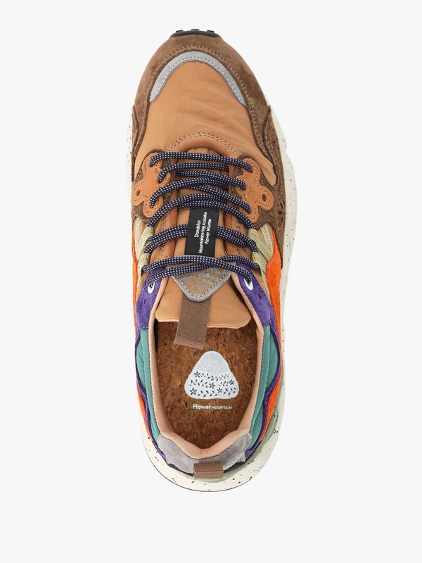 Men’s Yamano 3 Uni Beige Multicoloured Suede & Nylon Trainers