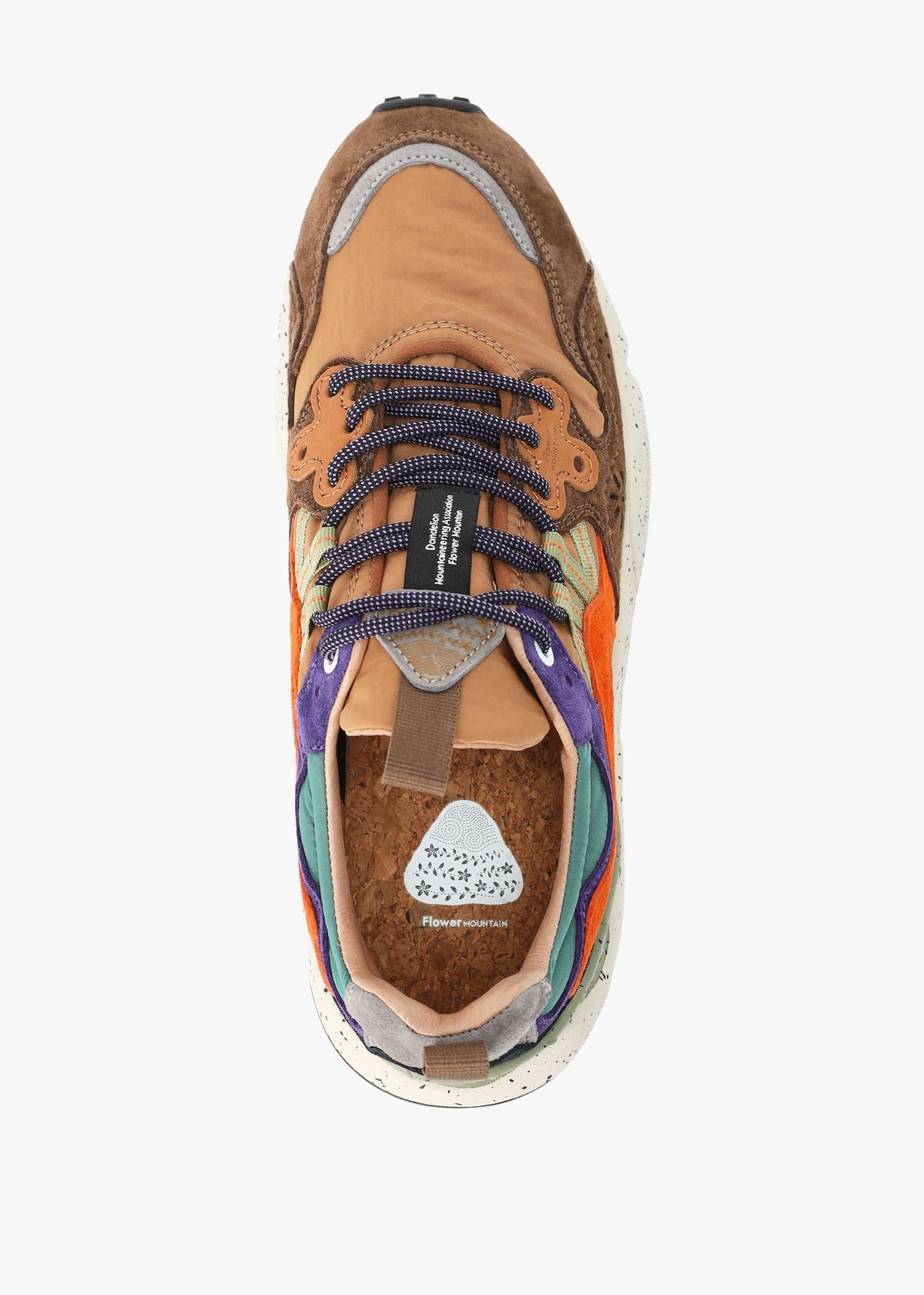 Men’s Yamano 3 Uni Beige Multicoloured Suede & Nylon Trainers