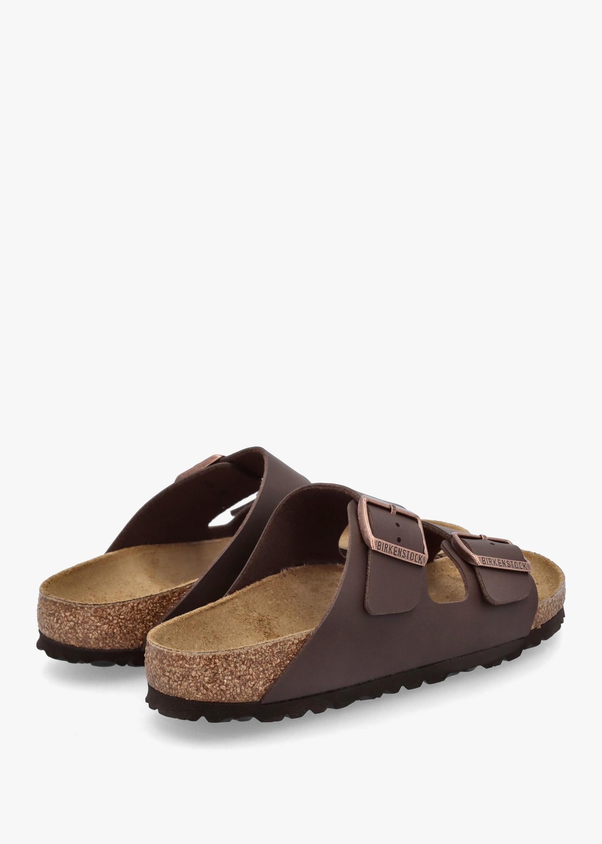 Arizona Birko-Flor Dark Brown Two Bar Mules
