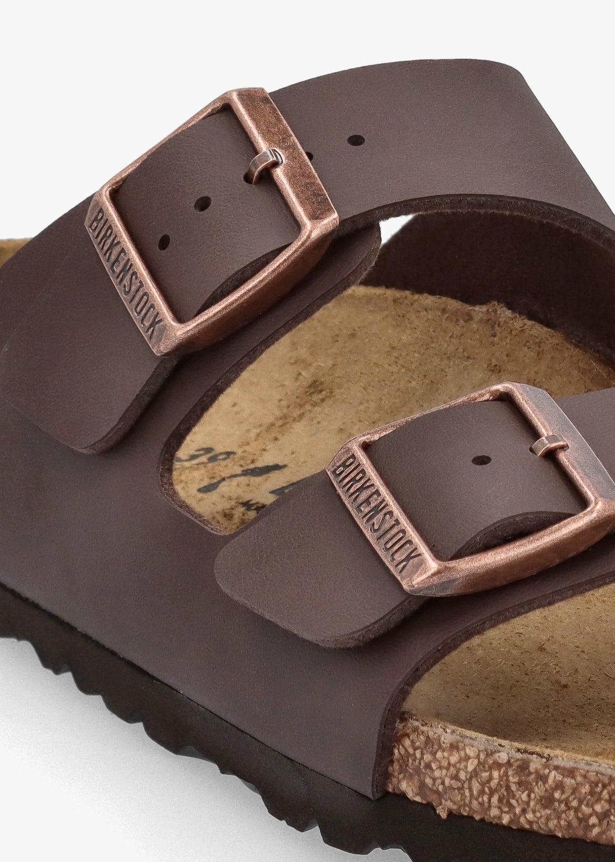 Arizona Birko-Flor Dark Brown Two Bar Mules