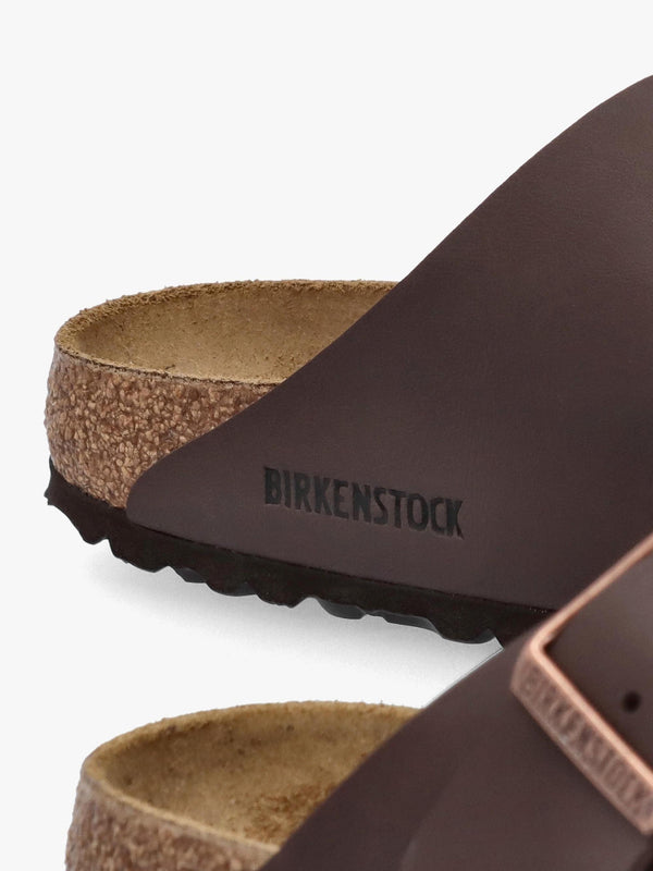 Arizona Birko-Flor Dark Brown Two Bar Mules