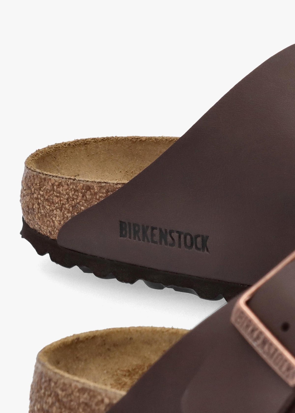 Arizona Birko-Flor Dark Brown Two Bar Mules