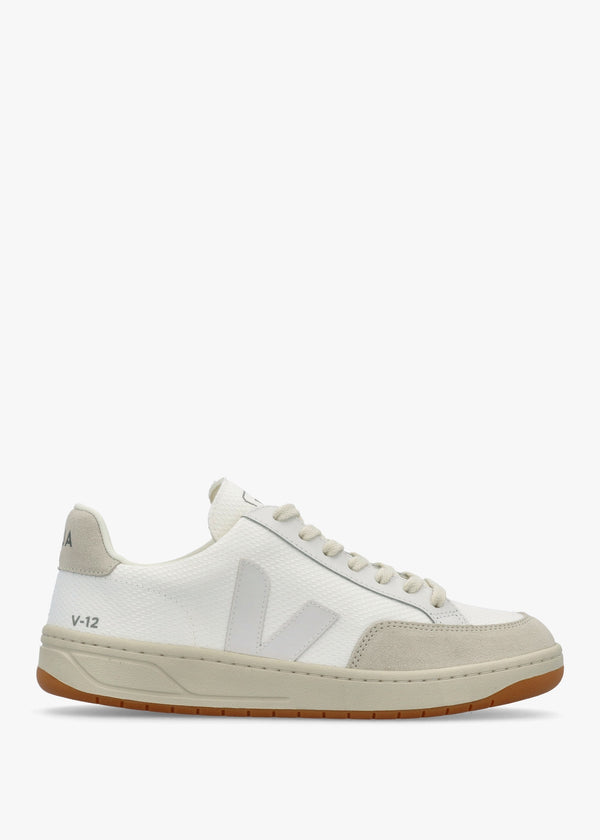 Men’s V-12 B-Mesh White Natural Trainers