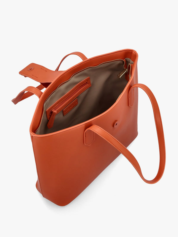 Dejavu Relove Recycle Arancio Shopper Bag