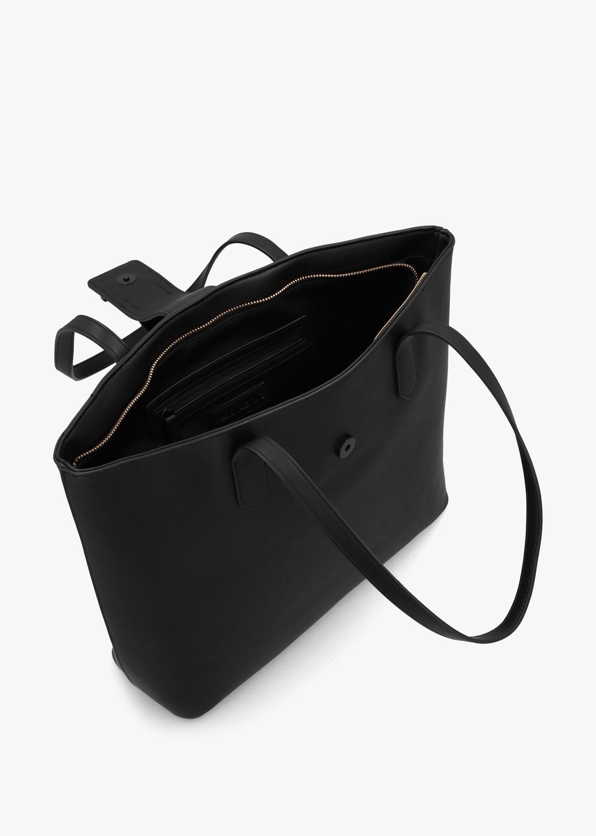 Dejavu Relove Recycle Nero Shopper Bag
