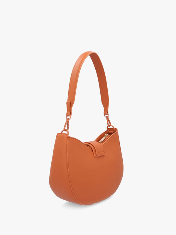 Dejavu Relove Recycle Arancio Curved Shoulder Bag