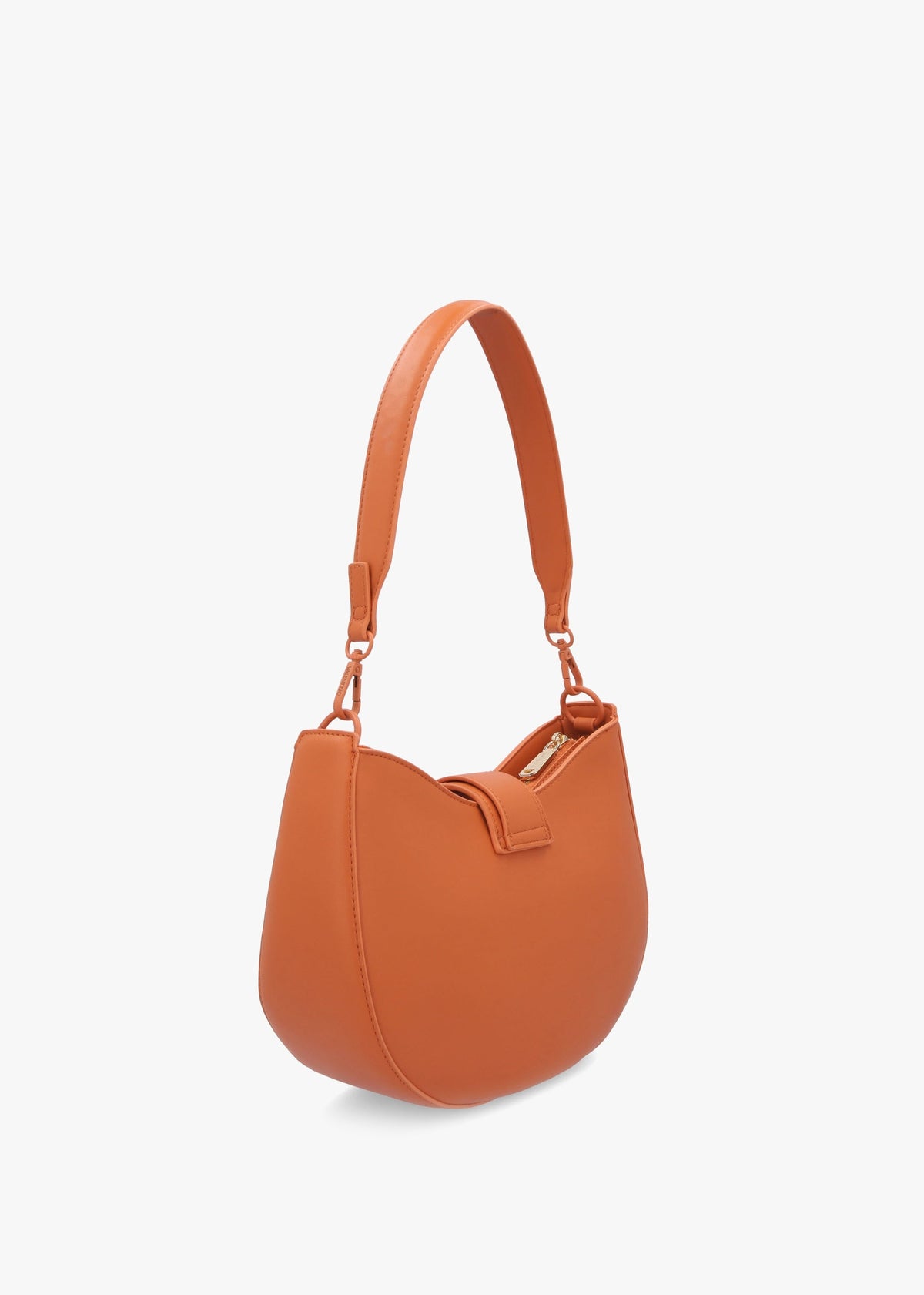 Dejavu Relove Recycle Arancio Curved Shoulder Bag