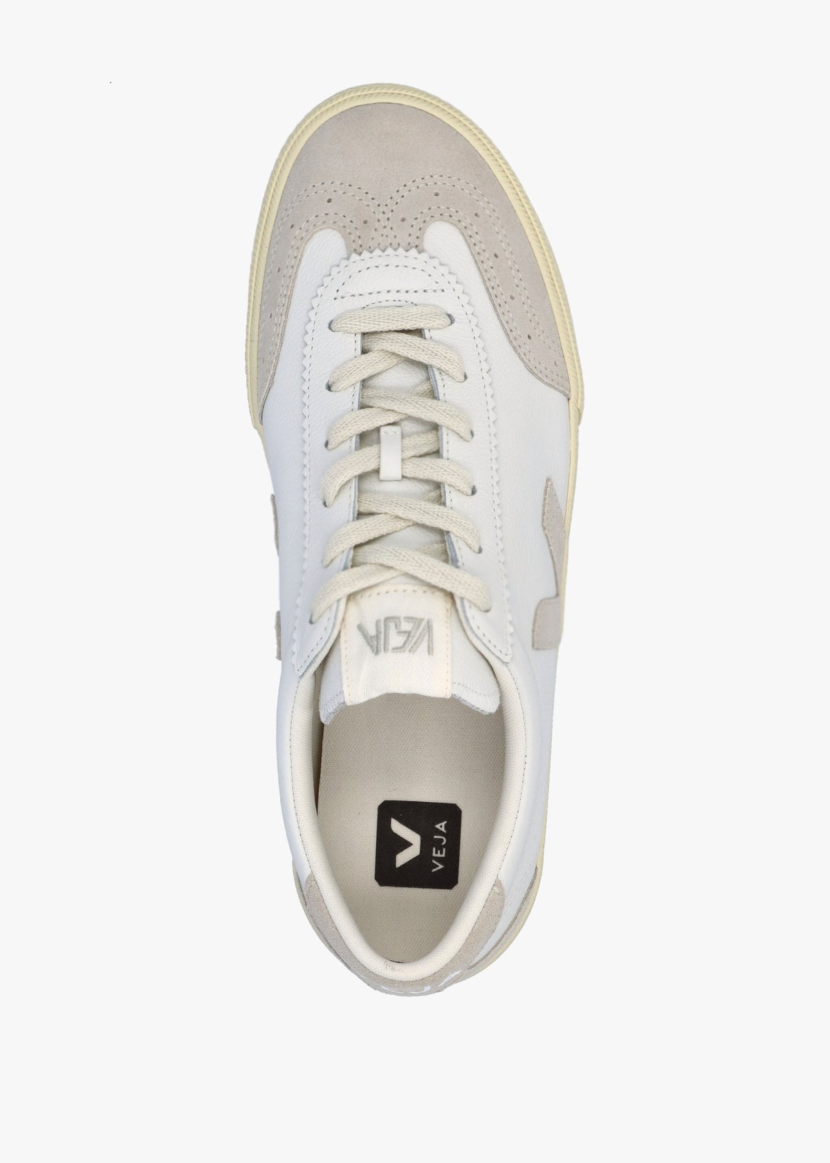 Men's Volley O.T Leather White Natural Trainers