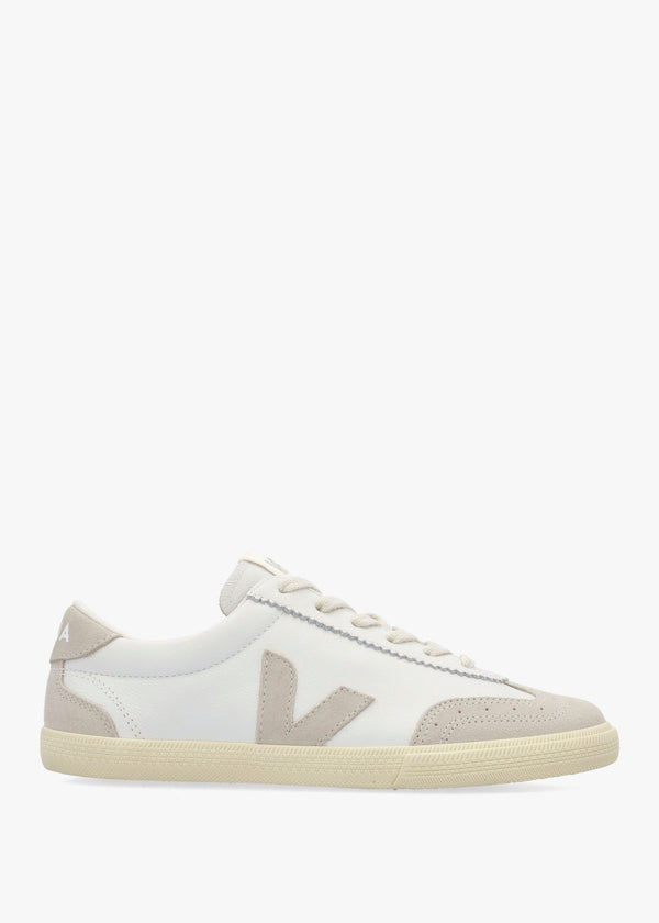 Women's Volley O.T Leather White Natural Trainers