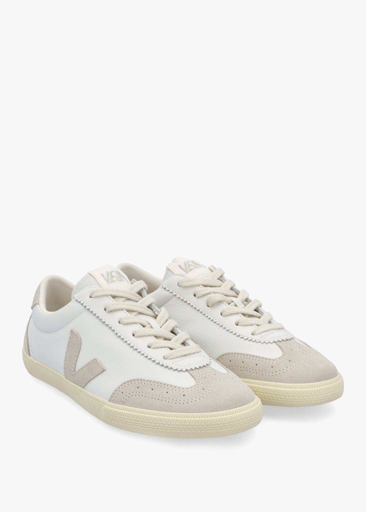 Women's Volley O.T Leather White Natural Trainers