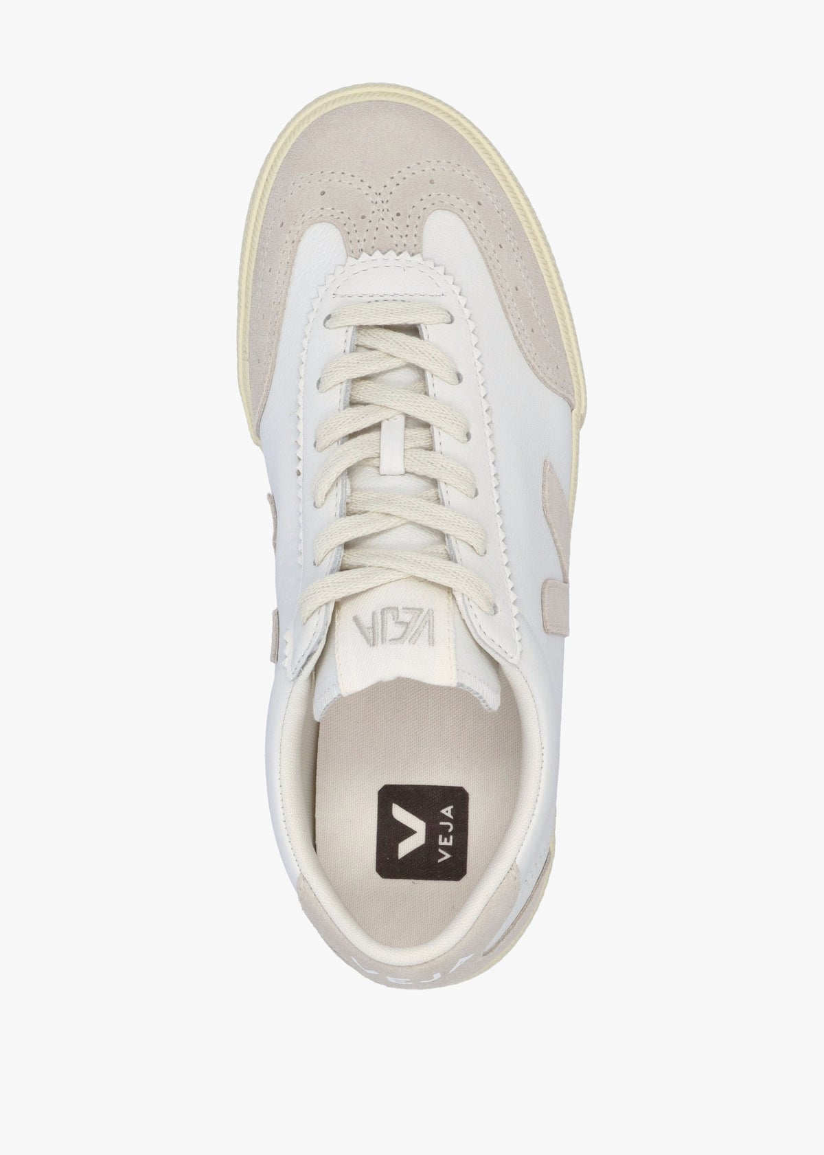 Women's Volley O.T Leather White Natural Trainers
