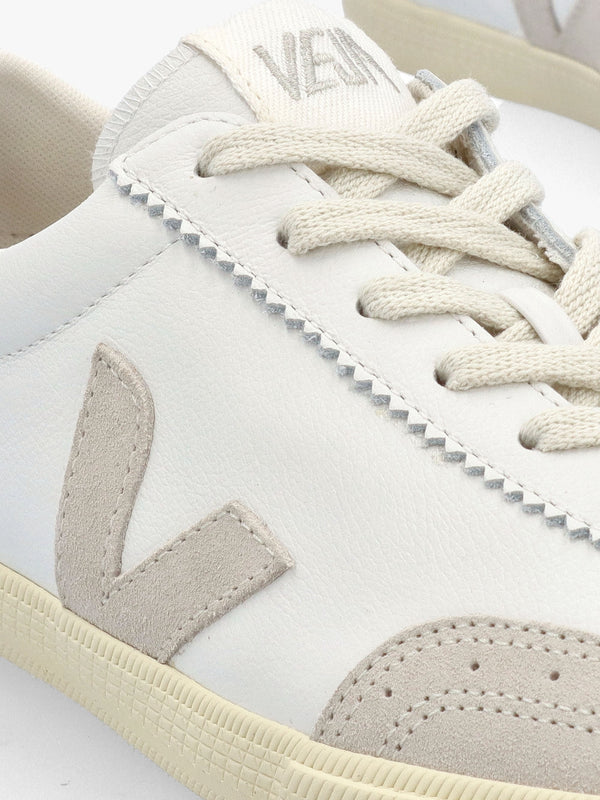 Women's Volley O.T Leather White Natural Trainers