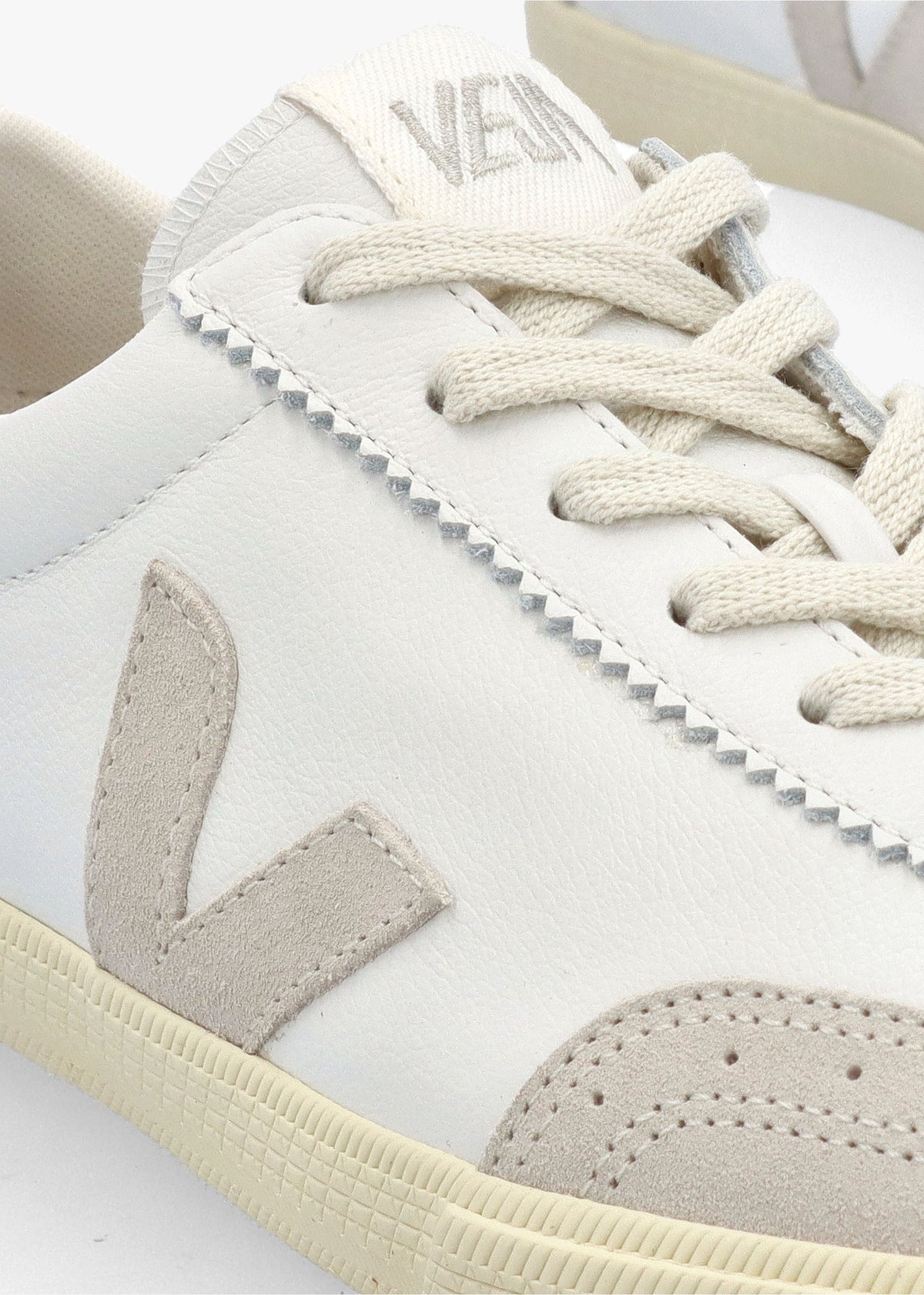 Women's Volley O.T Leather White Natural Trainers