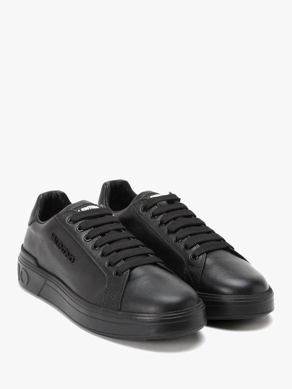 Men's Ray Black Leather Trainers