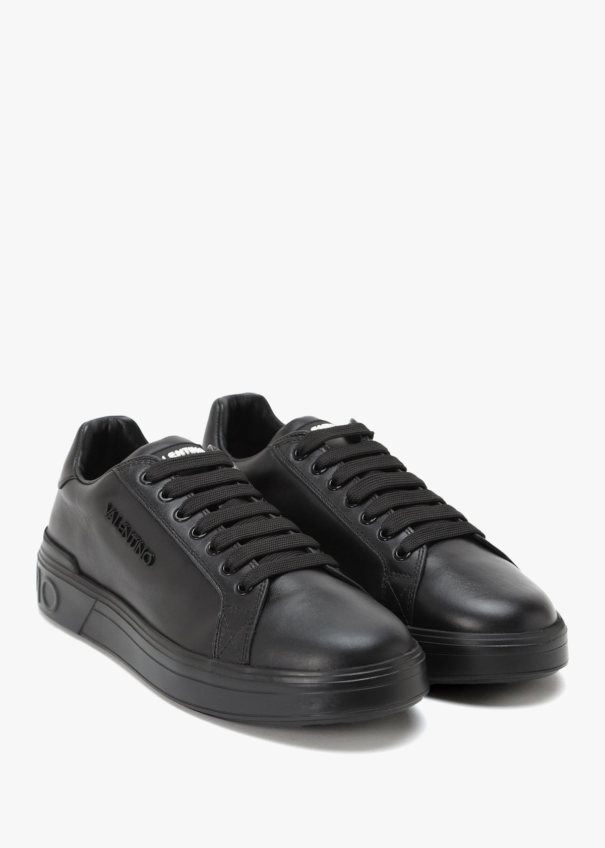 Men's Ray Black Leather Trainers