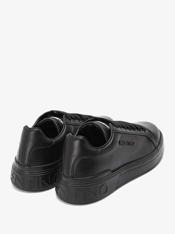 Men's Ray Black Leather Trainers