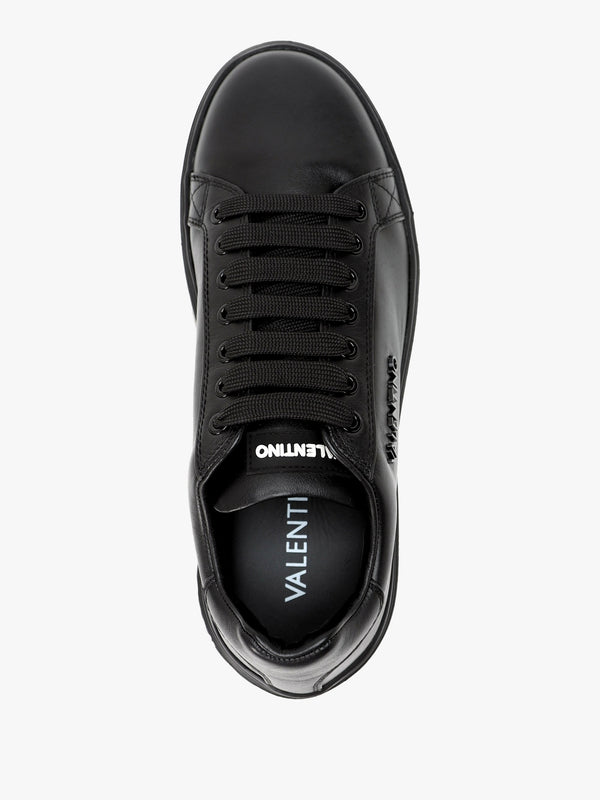 Men's Ray Black Leather Trainers