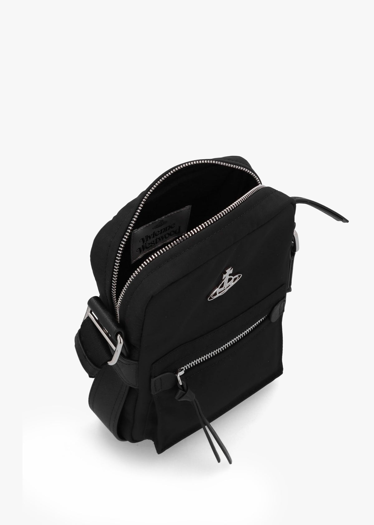 Small Jackson Black Cross-Body Satchel Bag