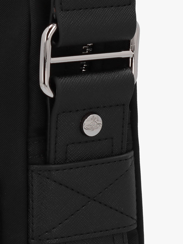 Small Jackson Black Cross-Body Satchel Bag