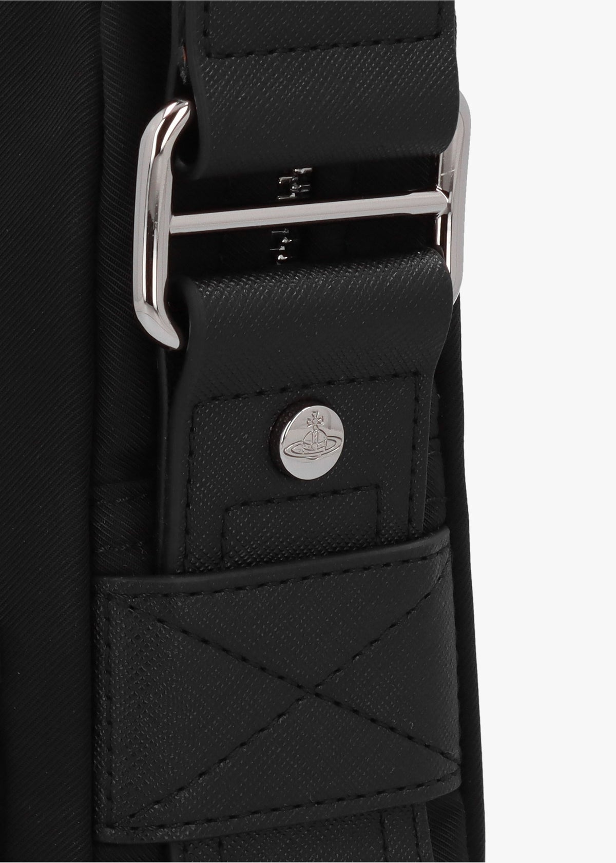 Small Jackson Black Cross-Body Satchel Bag