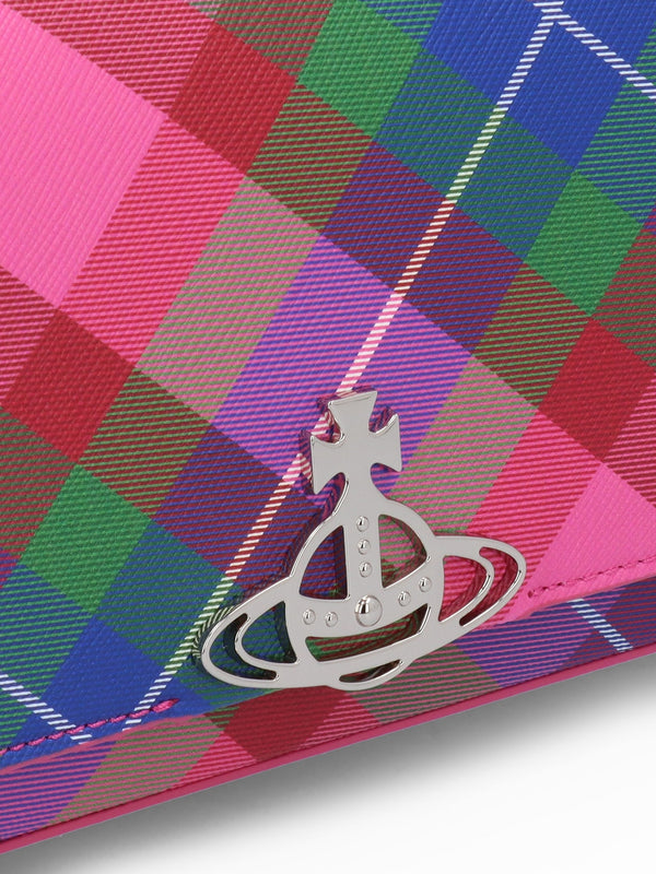 Hazel Medium Candy Tartan Shoulder Bag