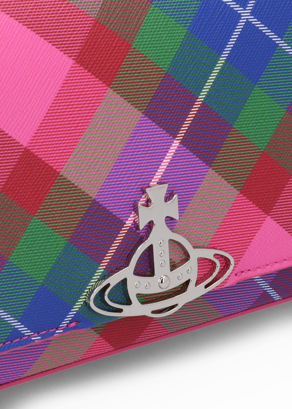 Hazel Medium Candy Tartan Shoulder Bag
