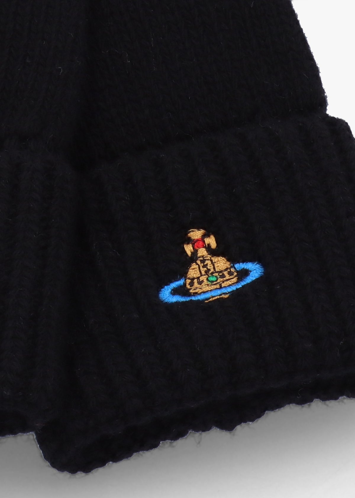 Unisex Sporty Black Wool Gloves