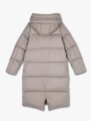 Fern Grey Longline Puffa Coat