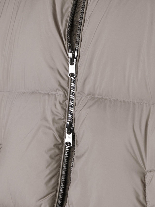 Fern Grey Longline Puffa Coat