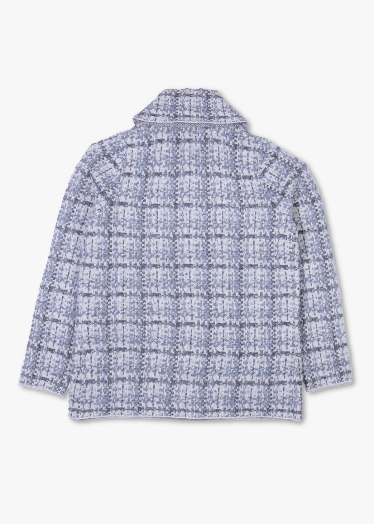 Grey Wool Knitted Jacket