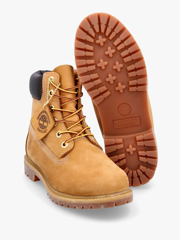 Women's Premium 6 Inch Yellow Black Waterproof Boots