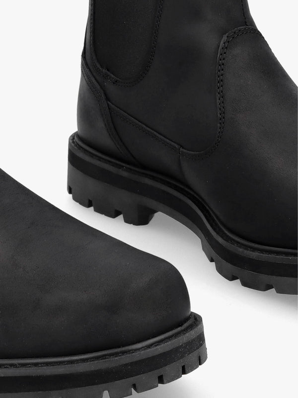 Men’s Britton Road Black Leather Chelsea Boots