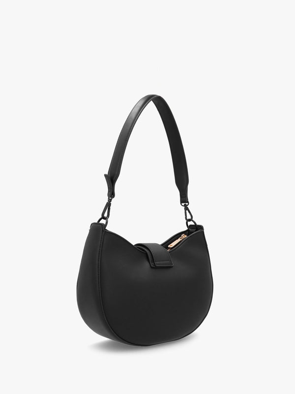Dejavu Nero Curved Shoulder Bag