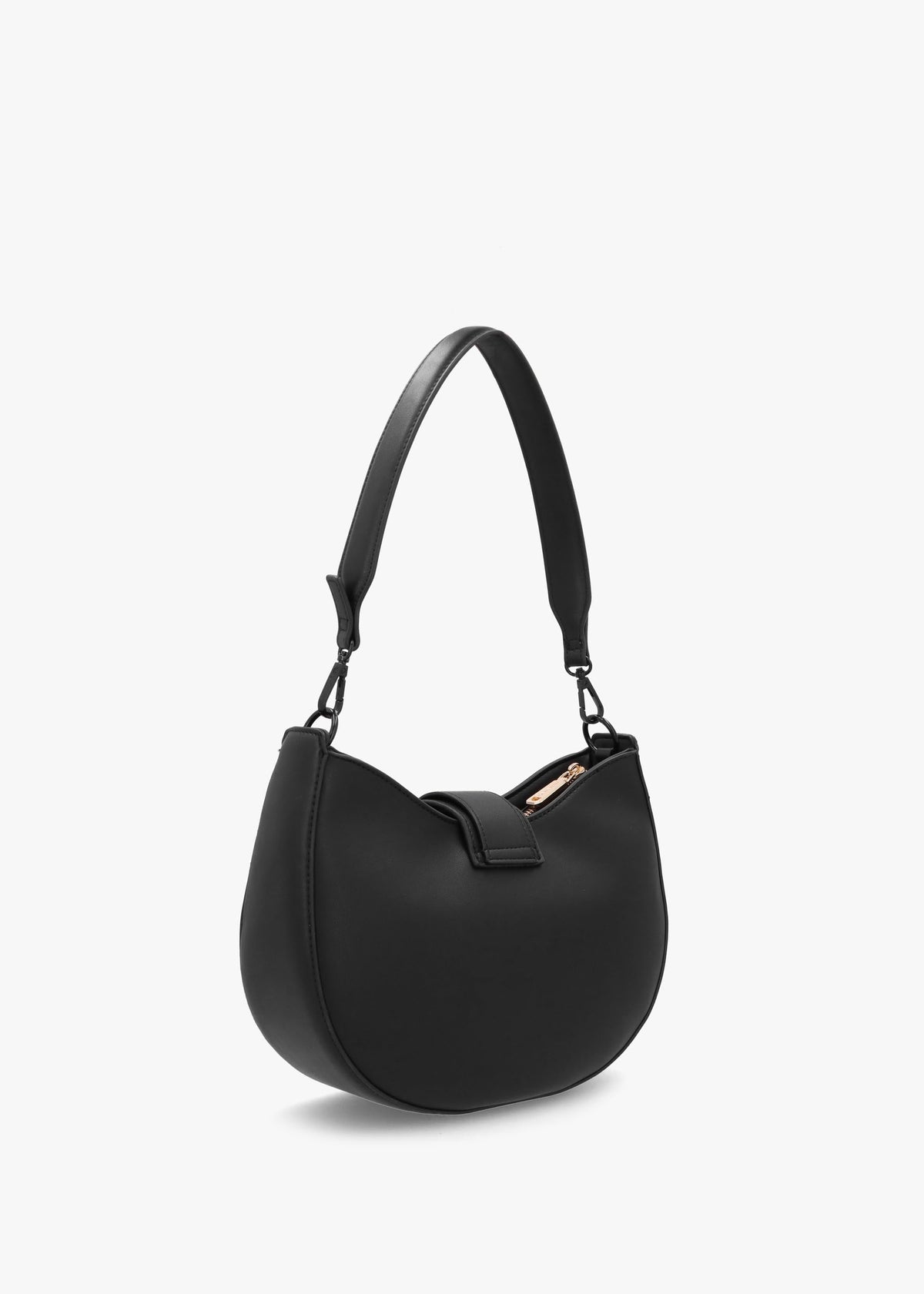 Dejavu Nero Curved Shoulder Bag