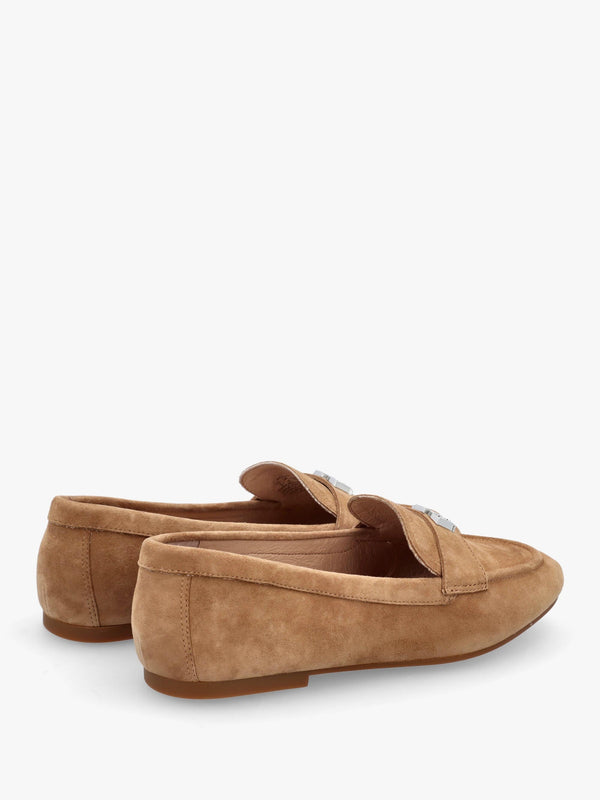 Averi III Camel Suede Loafers