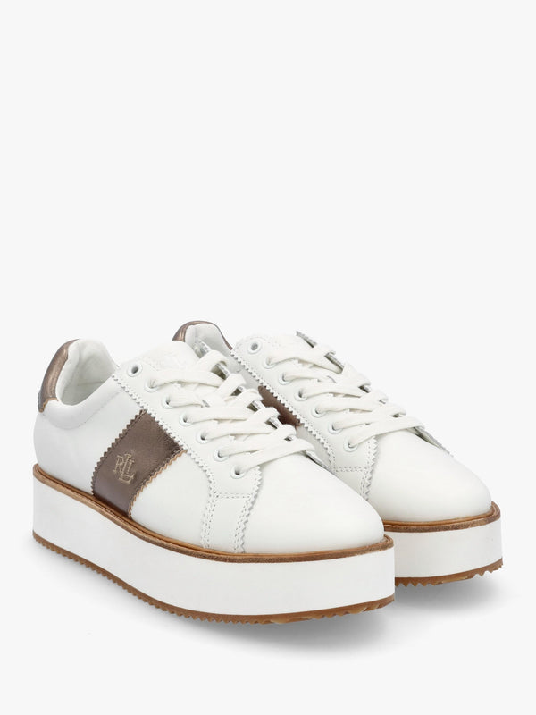 Amelia Snow White Twilight Flatform Trainers