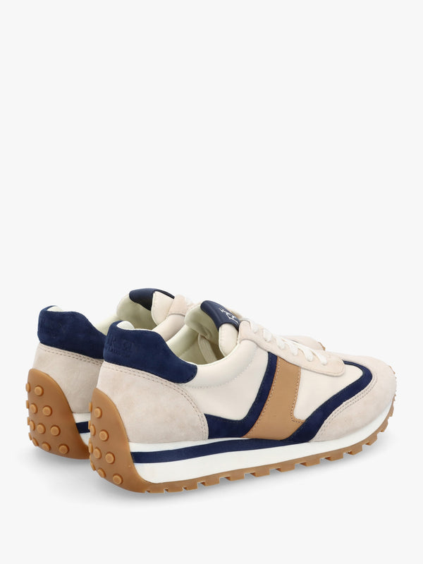 Dani White Sand Navy Multi Suede Trainers