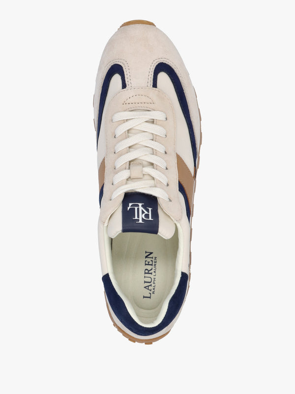 Dani White Sand Navy Multi Suede Trainers