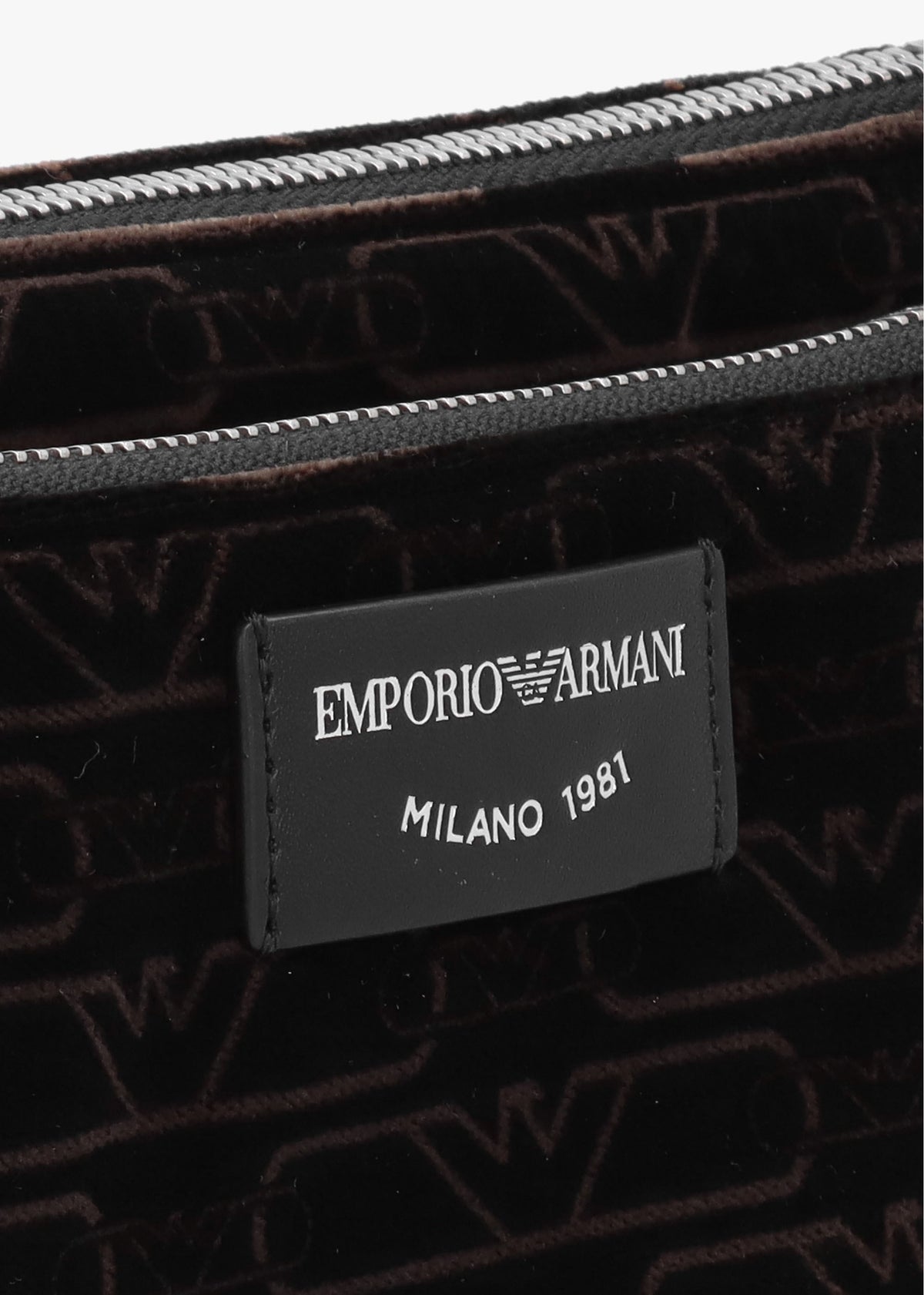 Mini Black Velluto Monogram Evening Pouch Bag